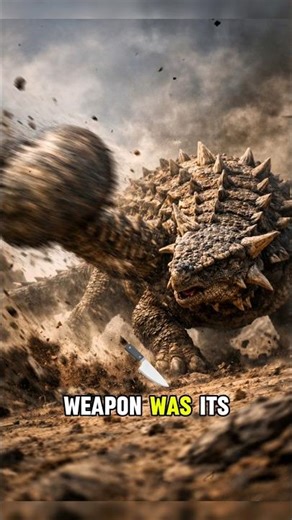 Ankylosaurus: The Armored Dinosaur That Could Defeat T-Rex‼️
