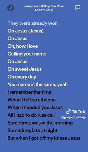 Jesus, I Love Calling Your Name - Shirley Caesar