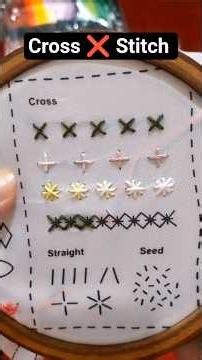 🪡 Cross stitch isn’t just embroidery, it’s thread therapy for the soul 💖