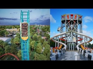 Aquaman Power Wave Water Coaster & Banzai Pipeline! Six Flags Over Texas 2020