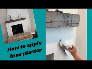How to Apply Lime Plaster (Venetian Plaster Fireplace !) #DIY