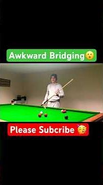 Snooker: Awkward Bridging - Perfect your Technique, Pot the Ball, Snooker BRIDGE Snooker TIPS