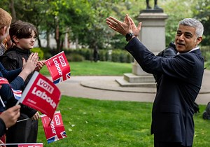 Labour's Sadiq Khan easily wins record third term as mayor of London