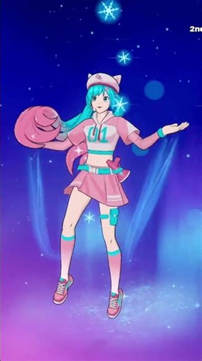 Hatsune Miku Snow Mix Fortnite Emote
