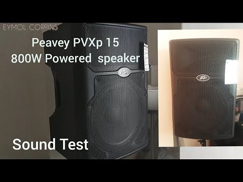 Peavey PVX15 - Powered Speaker 800watts - Sound Test (PVX'p 15 inch Speaker)