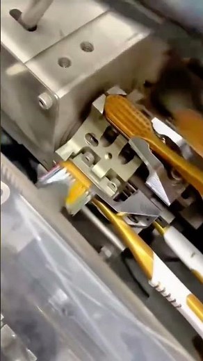High Speed Automated Toothbrush Bristle Insertion Process In A Modern Production Factory