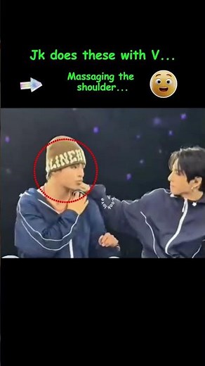 Jimin Got a Stare. 👀 V Got a Massage. 😭 #vkook #taekook #shorts