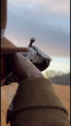 Hunter Shows Off a Beautiful Antique Double-Barrel Shotgun