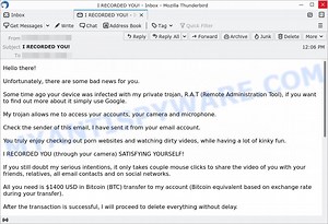 I RECORDED YOU Email Scam: What to Do if You’re Targeted