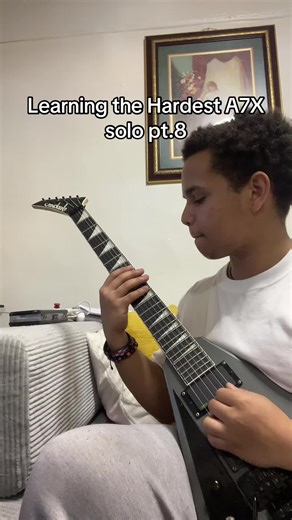Learning the Hardest A7X solo (the solo from Nobody) I need to start practicing properly and I want to start teaching the total amount of hours I practice from now on. Time practiced today: 1hr 30 min Totall time practiced: 1hr 30 min #guitarsolo #guitarpractice #avengedsevenfold #a7x #synstergates