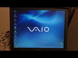 2001 Sony VAIO PCG-FXA47 running Windows XP Home Edition RTM