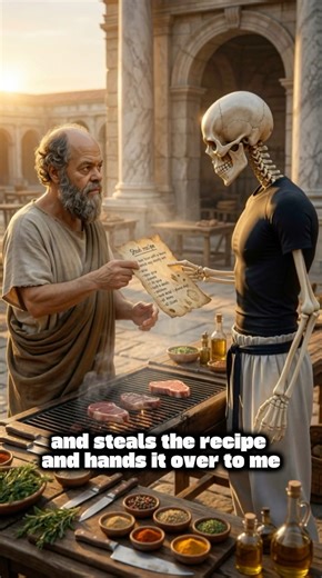 What if Toji sold steaks in Ancient Rome? TOJI VS GOJO STEAK BATTLE #youtubeshorts #funny #ai #anime