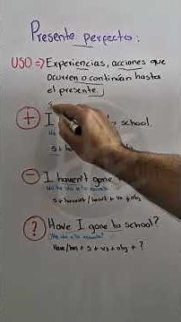 How and when is the present perfect used in English?