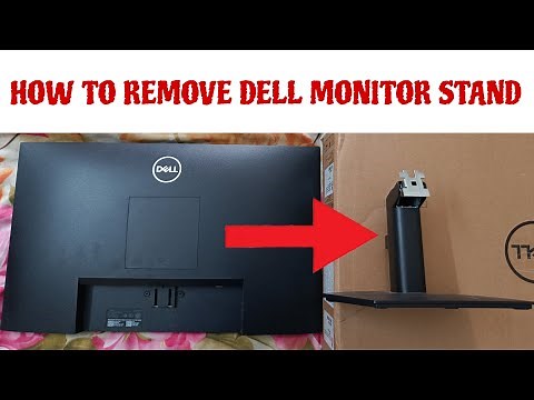 How to remove Dell Monitor stand E2422HN || How to detach dell monitor stand E2422HN || DIY BY AJAY