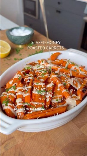 GLAZED HONEY ROASTED CARROTS