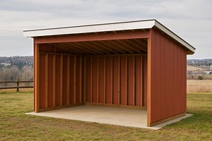 12x16 Run-in Shed Plans: DIY Livestock/horse Shelter (PDF Download) - Etsy Australia