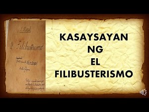 ANG PAGSULAT NG EL FILIBUSTERISMO