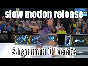 Shannon O'keefe slow motion release - PBA Bowling