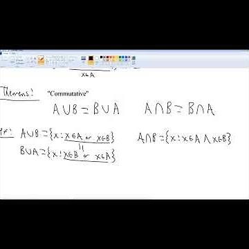 Proof Speedrun A∪B=B∪A and A⋂B=B⋂A Commutative Laws (Set Theory) #maths #proof #settheory #math