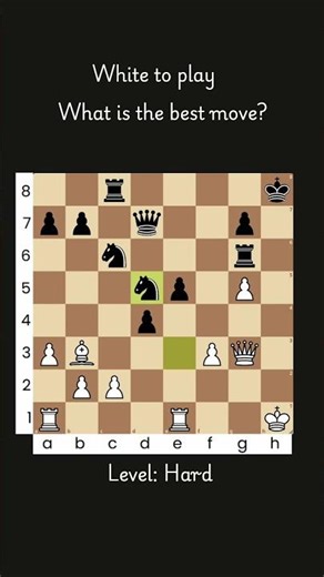 White to Play & Win | This Simple Chess Puzzle Has a Brilliant Hidden Trick