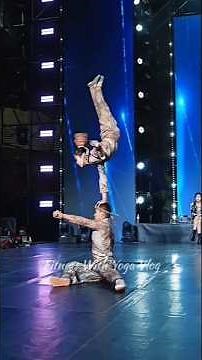 Amazing Acroyoga Dance 💖 Fitness With Yoga Vlog ❣️ #shorts #acroyoga #amazing #shortvideo