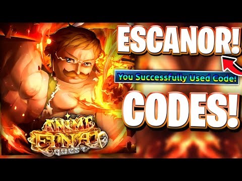 🌞CHILD OF SUN! ALL NEWEST ESCANOR UPDATE CODES FOR ANIME FINAL QUEST! ROBLOX ANIME FINAL QUEST CODES