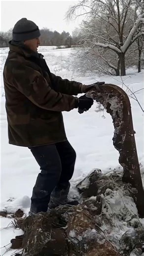 Unusual ice formation discovered in Alaska glacier cave