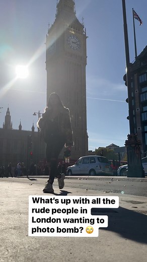 7.1K views · 51 reactions | This woman thought the camera was faced the other direction, and when I told her, she jumped on the other side to get into the shot. Maybe she wanted me to post this? What’s up with all of the random people in london running into my photos & videos? Is photo bombing the norm here? This isn’t the first time it happened today.  #london #uk #bigben #photobombed #photobombers | Shannon Baker | Facebook