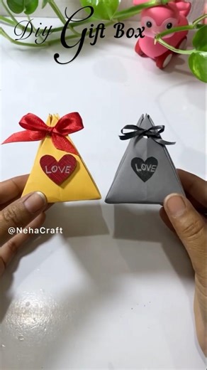 Diy Gift Box ✨🎁 No Glue challenge gift box #diy #gift #craft
