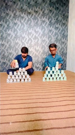 “Stacking Disposable Glasses and Bowls: A Step-by-Step Durability Test