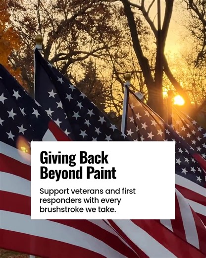 At Scotty's Painting, supporting those who serve is more than a promise — it's a mission. We proudly offer a 10% discount to veterans and first responders as a small way to say thank you for all they do. Beyond discounts, we roll up our sleeves through initiatives like "Paint the Town," bringing fresh paint and new energy to the homes of local seniors. If you're a veteran, first responder, or simply want to support a business that gives back to Boise's community, let's chat. Together, we can bri