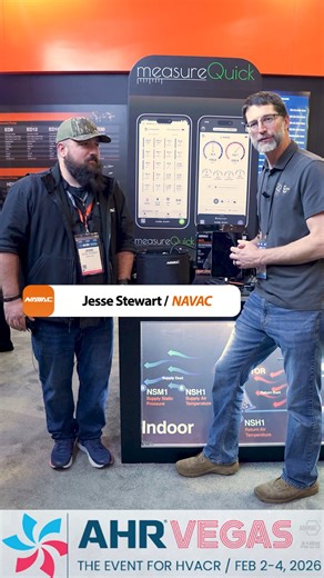 Craig talked with Jesse Stewart at the NAVAC Inc. - HVAC Tools Division booth during the 2026 AHR Expo! They discussed some of the most recent announcements from NAVAC about their line of wireless probes & other digital tools!! . . . #hvac #navac #navactools #hvacr #technician #sponsor #ahr #ahrexpo #wireless #probes #digitaltools #technician #AHRExpo2026 #acservicetech #acservice #hvactraining | AC Service Tech LLC