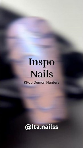 Nail Inspo tutorial | KPop demon hunters