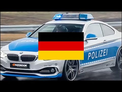 Suono sirena polizia Germania