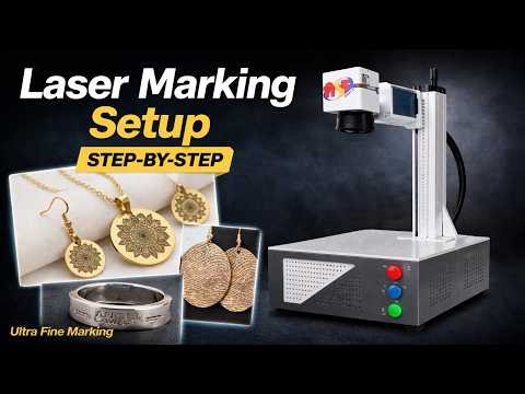 Laser Marking Machine Setup | How to Use for Jewellery Engraving (Step-by-Step Guide)