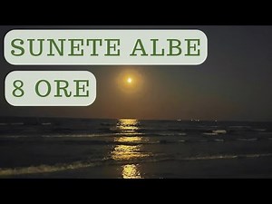 Sunete Albe Valuri 8 ore | Sunet de Mare si Luna Plina pentru Somn si Relaxare