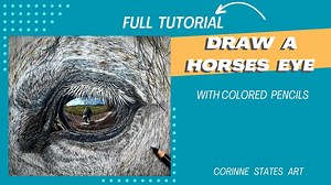 Buntstift-Pferdeaugen-Anleitung - Etsy.de
