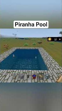 building a piranha pool - Mini Block Craft