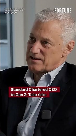Standard Chartered CEO to Gen Z: Take risks #StandardChartered #GenZ #careeradvice