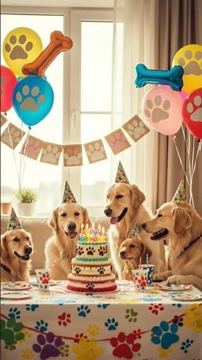 🎂 Happy Birthday Songs for dogs 🎶 | Classic Birthday Tune 🎈 | Sing Along Fun!
