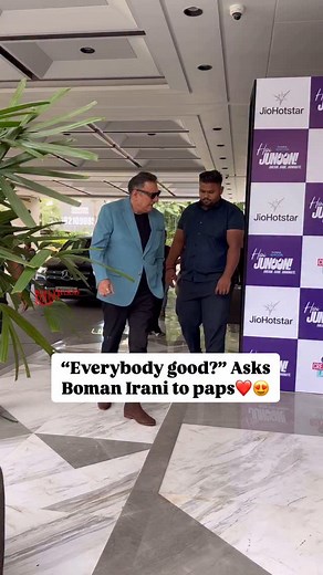 Boman Irani never fails to asks paparazzi’s haalchaal❤️ #bomanirani #bollywoodstreetsnap #bollywood | Bollywood Street Snap