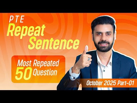 PTE Speaking Repeat Sentence | Real Exam Predictions September 2025 | VLE