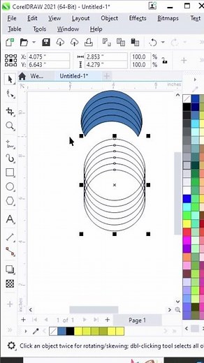 🌀 CorelDraw Tips & Tricks | How To Use Rotate Tool in CorelDraw