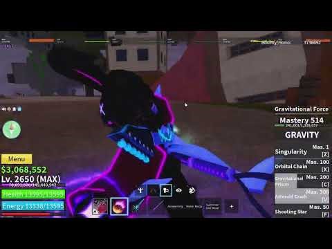 gravity V move cutscene showcase