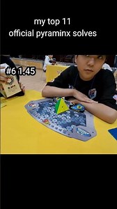 my top 11 official pyraminx solves