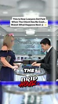 This is how lawyers get paid when the client has no cash… 🏛️✨ #newyear #rolexdeal #gold #jewelry