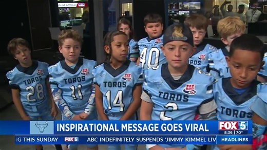 4.8K views · 60 reactions | A pregame chant led by 8-year-old Noah Felix and his Del Rancho Toros 9U Pop Warner tackle football team has gone viral on social media. The team stopped by the FOX 5 studio to talk about the uplifting moment. | FOX 5 San Diego | Facebook