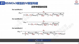 【试听课】第三章第二节：基于VerilogA的BSIM IV和CV模型构建