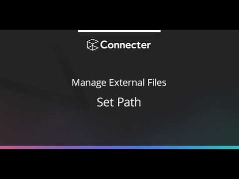 Manage External Files