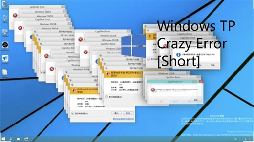 Windows TP Crazy Error [Short]